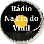 Logo oficial da Radi Na Era do Vinil, música boa e vinil.