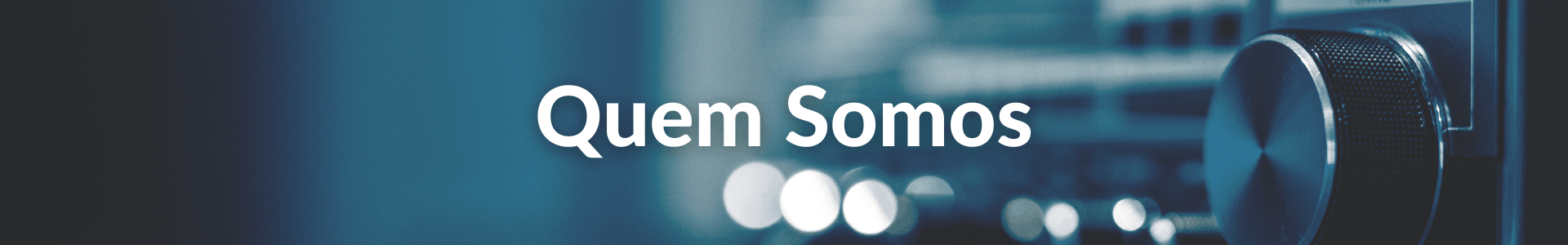 Banner quem somos