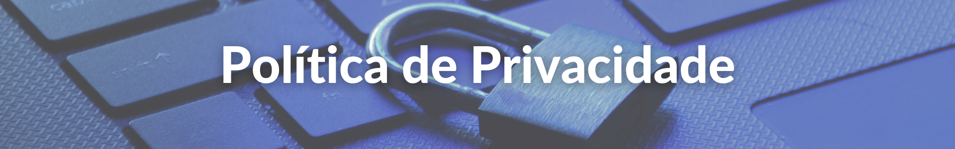 Banner Política de Privacidade