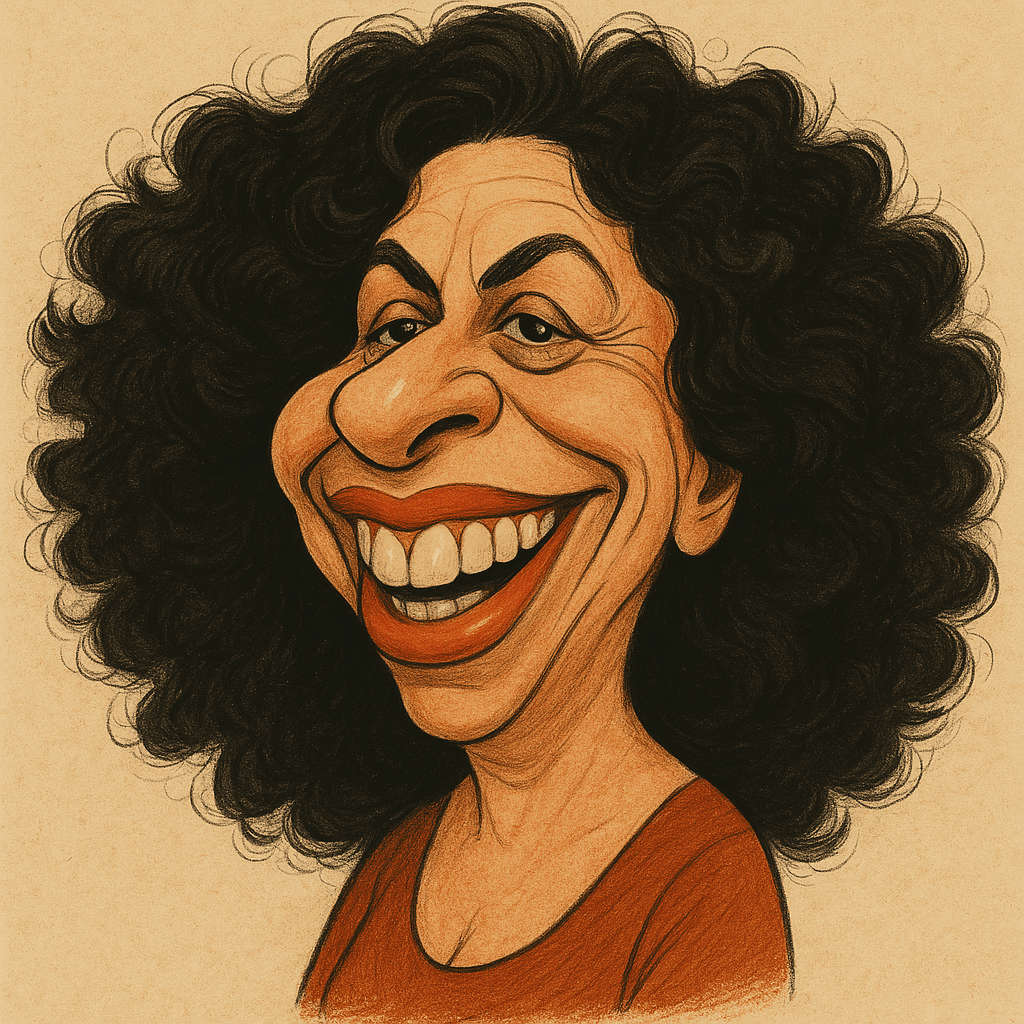 Gal Costa, caricatura Radio Na Era do Vinil