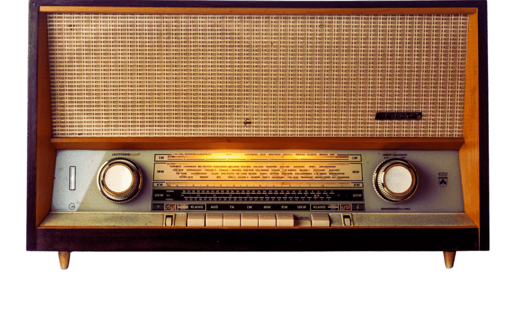 Aparelho de radio valvulado