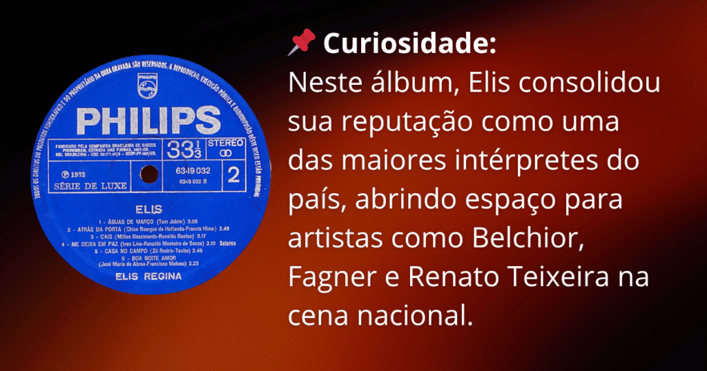 Card album Elis Regina - 1972