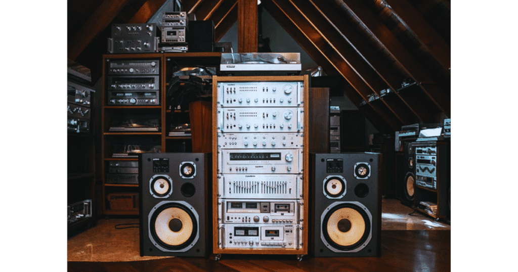 Sistema de áudio moderno