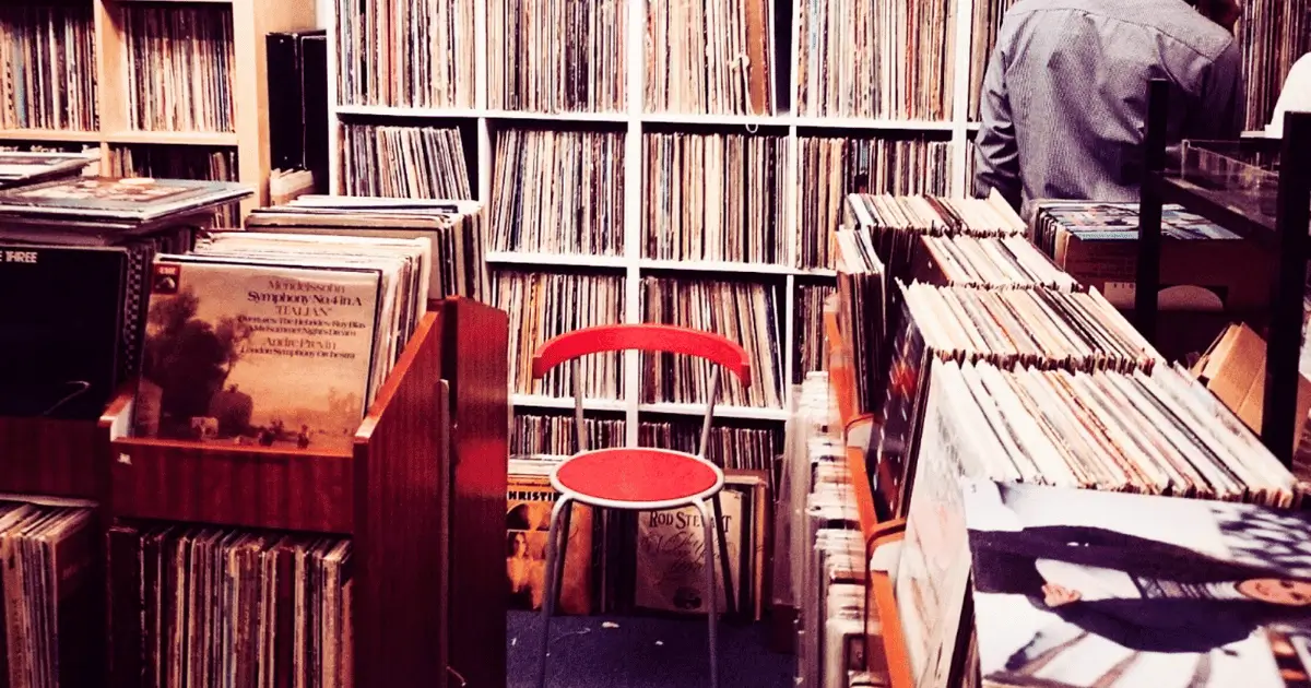 Loja com discos de vinil para todos os gostos.